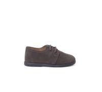 Derbies suède lacets garçon semelle fine gris 25