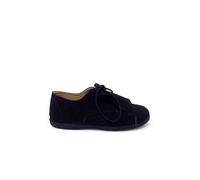 Derbies Suède Languette Franges Bleu Marine 32