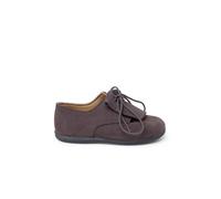 Derbies suède languette franges gris 28