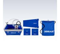 DERBLAUE® Systèmes de récupération de liquides hautement flexibles - Kit complet - pour la récupération et le pompage des liquides dans les domaines de la construction, de l’atelier et du service