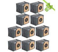 Derborisen Lot de 10 sacs à poussière de rechange pour aspirateur robot X8 Pro compatibles avec Eufy Clean X8 Pro