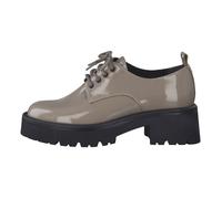 Derby à Talon Tamaris - Femme - Cuir - Confort Exceptionnel - Brevet Noir 38