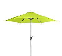 derby Basic Lift NEO Grand parasol rond pour le jardin avec manivelle, imperméable, env. 300 cm, vert pomme