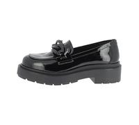 Derby Cuir Kaporal Jack - Femme - Noir - À Enfiler - Rond - Talon Moyen 40