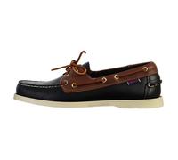 Derby Cuir Sebago Portland Wax Lea - Noir Marron 44