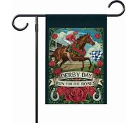 Derby Day Run The Rose Garden Flag Horse Run The Roses Flag Racing Festival Race Sports Yard Sign Ideas Outdoo