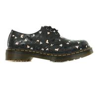 Derby Dr Martens 1461 Hearts en cuir noir pour femme - Printemps Été 2020 36