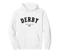 Derby Drapeau Souvenir Britannique Grande-Bretagne Voyage Derby Sweat à Capuche