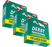 Derby Lot de 300 lames de rasage professionnelles