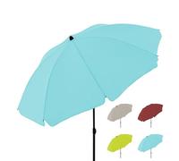 derby Parasol ⌀ 160 cm I rond pour la plage, le balcon et la terrasse I réglable en hauteur I Avec protection UV I stable pliable