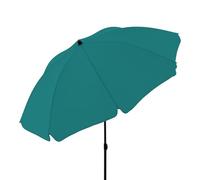 derby Parasol ⌀ 160 cm I rond pour la plage, le balcon et la terrasse I réglable en hauteur I Avec protection UV I stable pliable