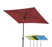 derby Parasol de balcon 180x120cm I Parasol rectangulaire pour balcon & terrasse I Parasol de balcon avec coulisse pour ouvrir I Réglable en hauteur I Parasol de jardin basculant
