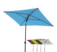 derby Parasol de balcon 180x120cm I Parasol rectangulaire pour balcon & terrasse I Parasol de balcon avec coulisse pour ouvrir I Réglable en hauteur I Parasol de jardin basculant