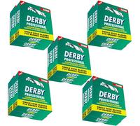 Derby Professional - 1000 Lames de Rasoir a Simple Tranchant pour Rasoir de Barbier