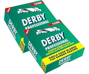 Derby Professional Lames à Simple Tranchant pour Coupe-Choux, 200 Unités