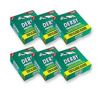 Derby Professional Lames de Rasoir à un Seul Tranchant pour Coupe-Chou, 600 Unités (6 x 100)