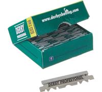 Derby Pack de 100 Lames de Rasoir à Simple Tranchant