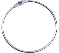 Derbystar Anneau en métal, Argent, Taille Unique