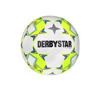DERBYSTAR Balle bleu / citron vert / noir / blanc, Taille 5