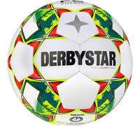 Derbystar Futsal Stratos S-Light V23 Football Garçon, Blanc, Jaune, Bleu, 4
