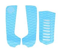DERCLIVE 3pcs EVA antidérapant Surfboard Traction Pads Tail Pad Accessoires de Sports de Surf