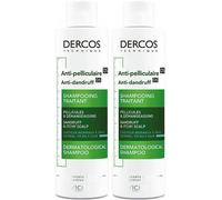 Dercos Technique Antipelliculaire DS Shampooing traitant pellicules & démangeaisons cheveux normaux à gras 200ml 2x200 ml
