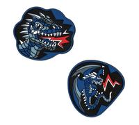 DerDieDas Boutons interchangeables blanc bleu pour fille et garçon - Wechselbuttons Set 2 teilig Dark Dragon 328551