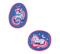 DerDieDas Boutons interchangeables rose violet pour fille - Wechselbuttons Set 2 teilig Magic Unicorn 328600
