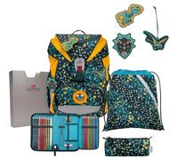 DerDieDas ErgoFlex Dino Time Ensemble Cartable 5 pièces, Dino Time, Ensemble ErgoFlex