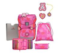 DerDieDas ErgoFlex Easy Ensemble Cartable 5 pièces Roses, Roses, ErgoFlex Easy Set