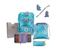 DerDieDas ErgoFlex LED Set de cartables 5 pièces bleu