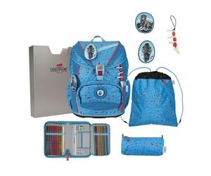 DerDieDas ErgoFlex Light Set de cartables 5 pièces bleu