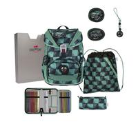 DerDieDas ErgoFlex Light Set de cartables 5 pièces vert