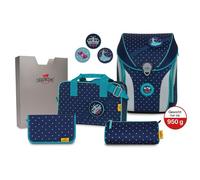 DerDieDas ErgoFlex Max Buttons Set de cartables 5 pcs. bleu