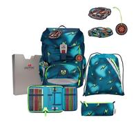 DerDieDas ErgoFlex Magic Light Ensemble Cartable 5 pièces, Bleu, ErgoFlex Set
