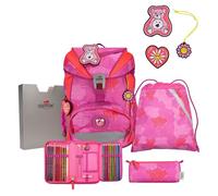 DerDieDas Set de cartables ErgoFlex 5 pièces rose