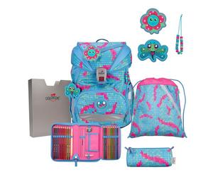 DerDieDas Ergoflex Superlight Set de cartables 5 pièces bleu