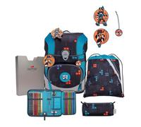 DerDieDas ErgoFlex Tiny Set de cartables 6 pièces bleu