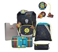 DerDieDas ErgoFlex Tiny Exklusiv LED Schulranzenset 5-teilig Crazy