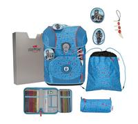 DerDieDas ErgoFlex Tiny Set de cartables 8 pièces bleu