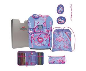 DerDieDas ErgoFlex Tiny Set de cartables 8 pièces violet