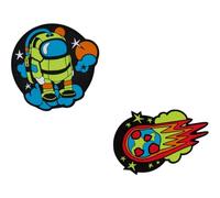 derdiedas Lot de 2 boutons interchangeables Neon Crazy