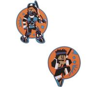 derdiedas Lot de 2 boutons interchangeables Ninja Fighter