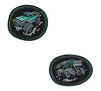 derdiedas Lot de 2 boutons interchangeables Super Truck