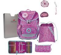 DerDieDas Set de cartables ErgoFlex 5 pièces rose