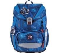 DerDieDas Sac d'école ErgoFlex Light Set 6 pièces Turbo Speed Bleu