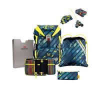 DerDieDas Set de cartables ErgoFlex 5 pièces gris