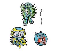 DerDieDas, Wechselbuttons, 3tlg., Blue Robot