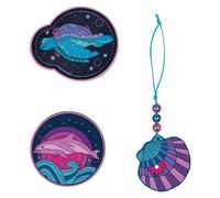 DerDieDas, Wechselbuttons, 3tlg., Deep Ocean