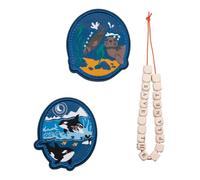 DerDieDas, Wechselbuttons, 3tlg., Grey Planet